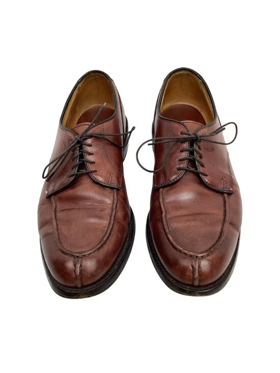 Allen Edmonds Bradley Split Toe Leather Mens 9D Derby Dress Shoes Made In USA